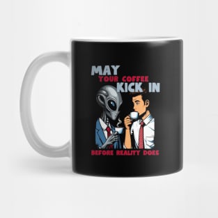 Coffee break with an alien Mug